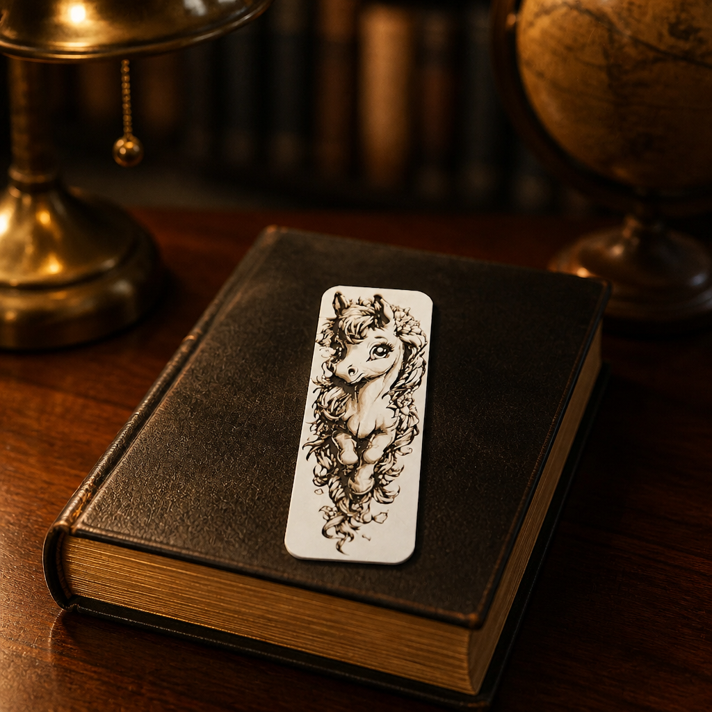 Horse Bookmark – 3D Printed Bookmark for Horse Lovers