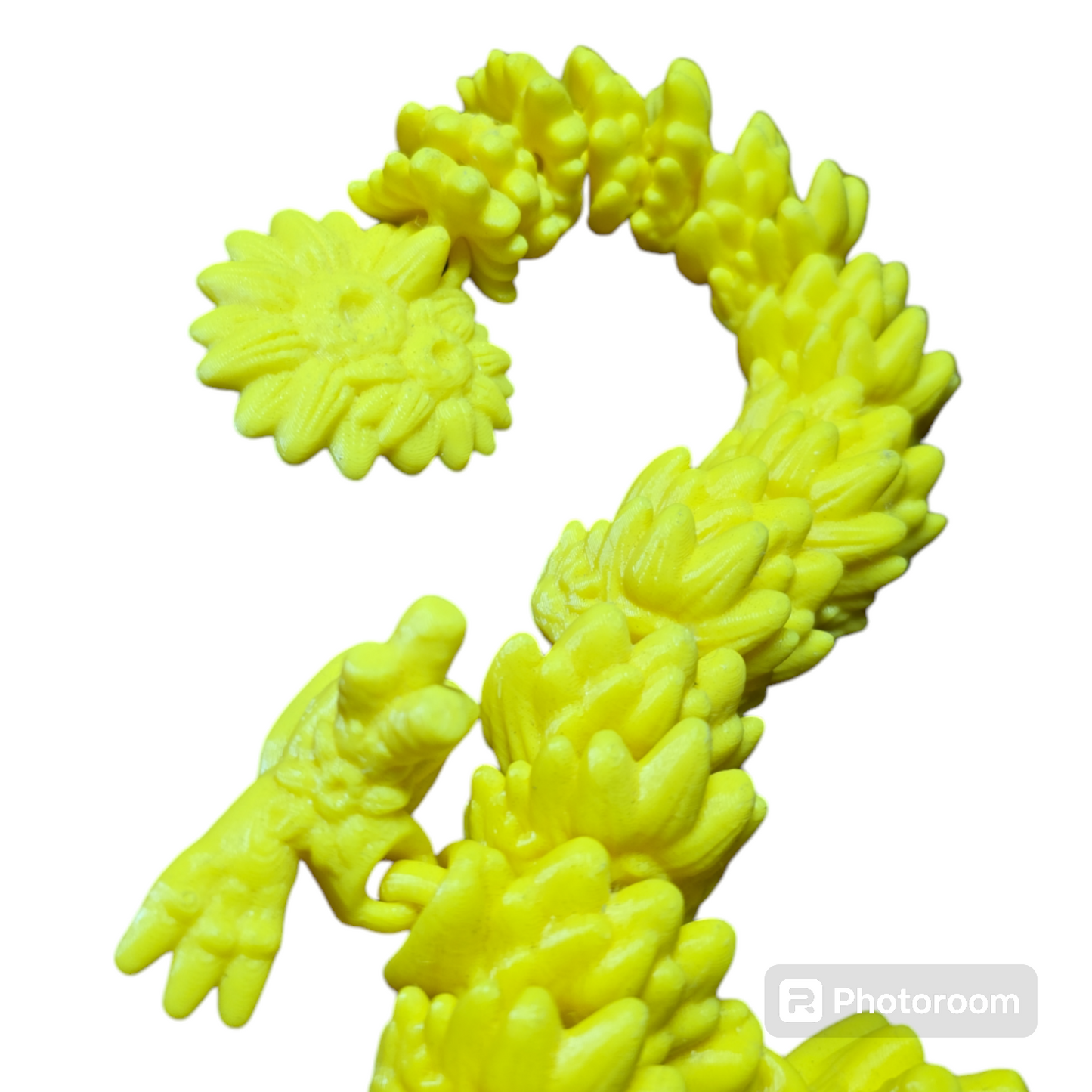 Sunflower Dragon with 2 Flowers on Tail