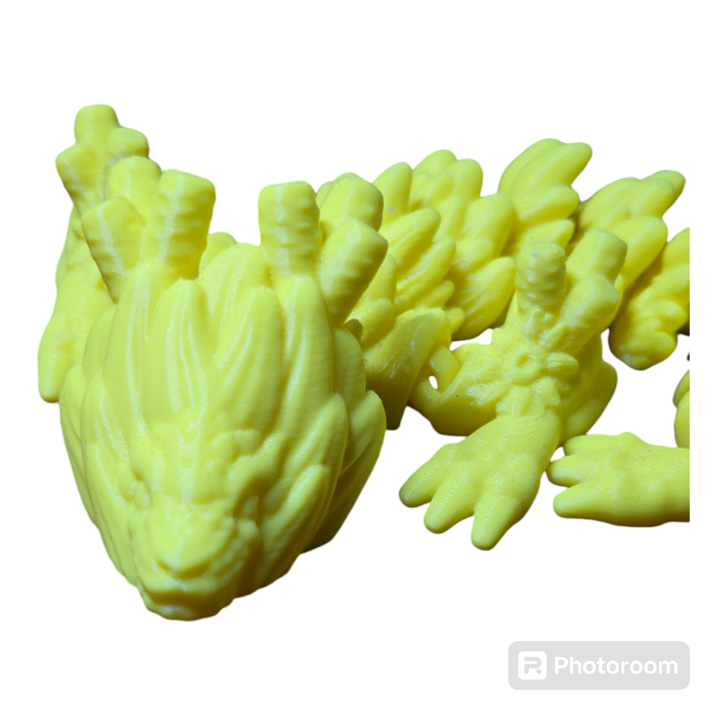 Sunflower Dragon with 2 Flowers on Tail