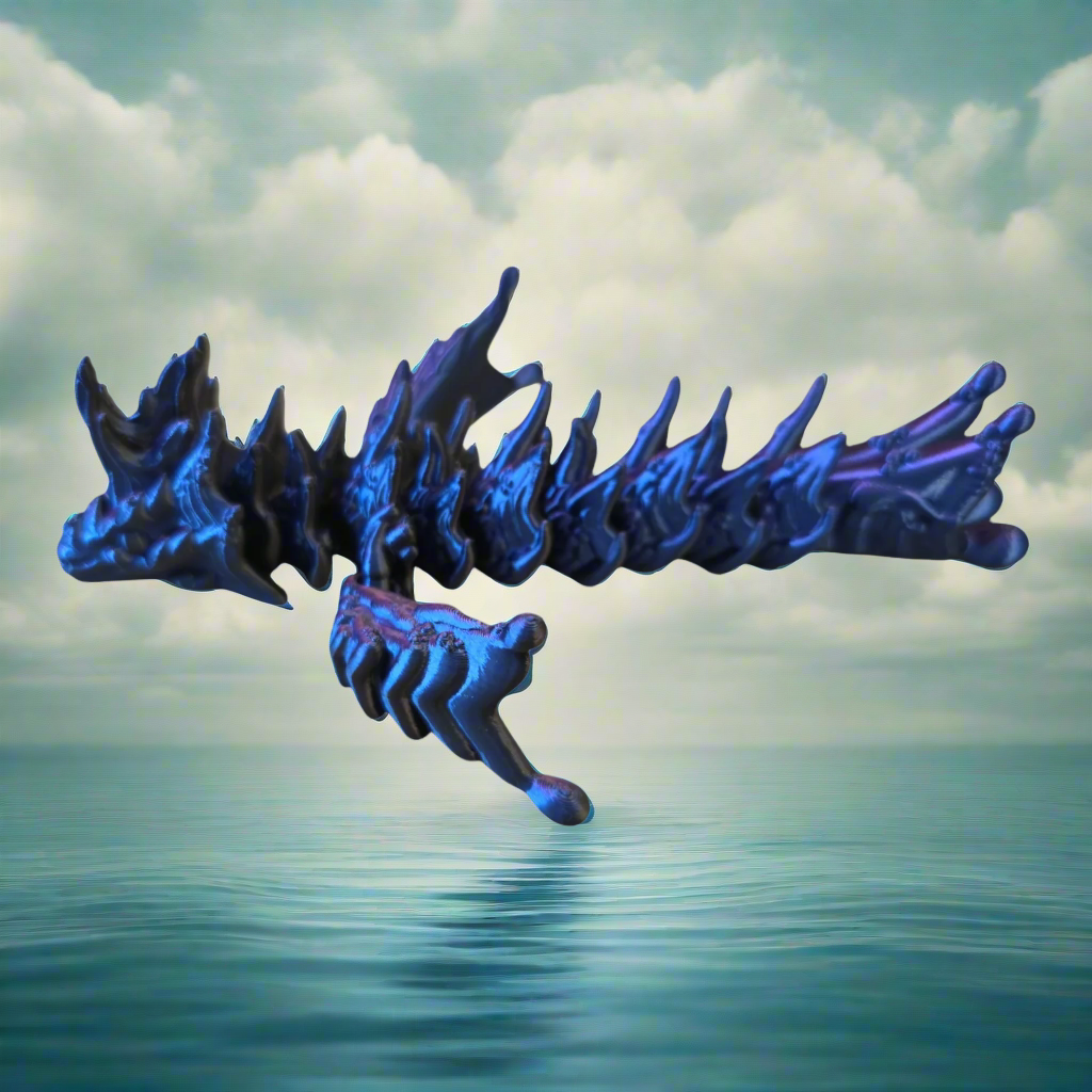 Aquarius Zodiac Articulated Dragon