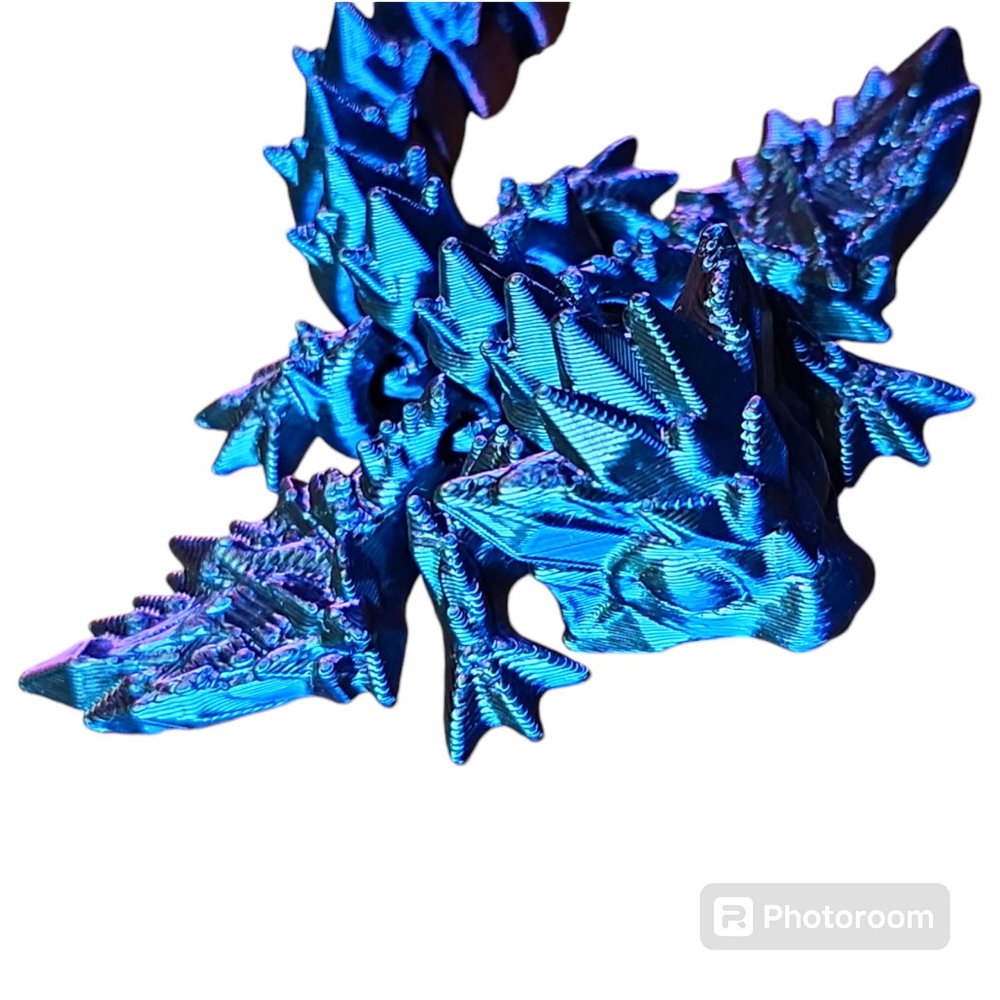 Tiny Crystal Dragon with Long Tail