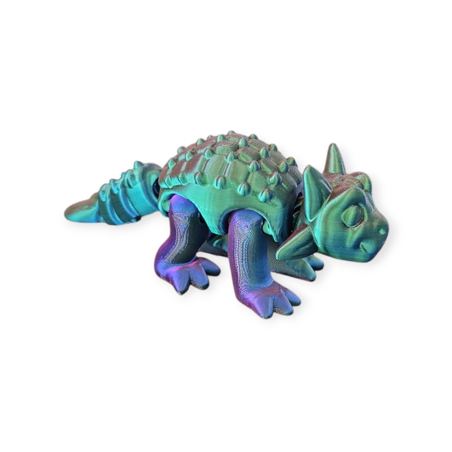 Ankylosaurus Dinosaur 3D Printed Articulated Model - High-Quality Dinosaur Design