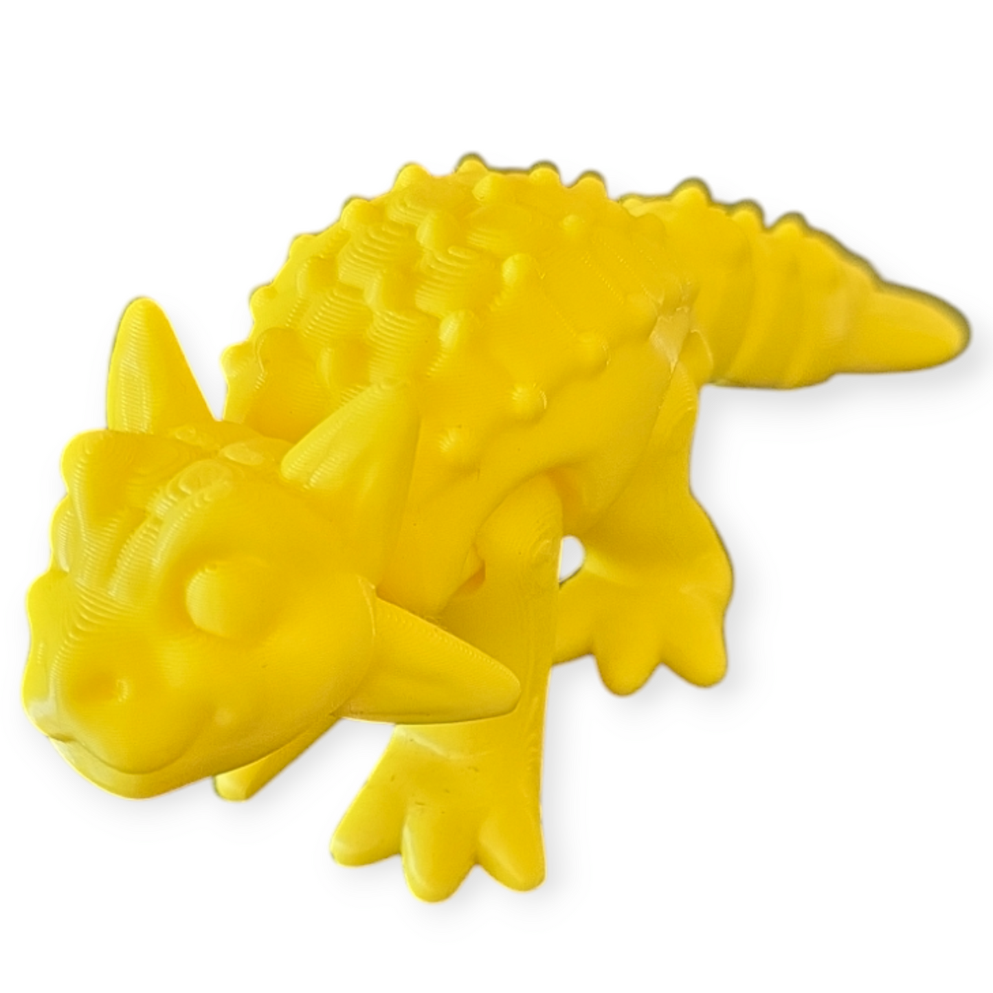 Ankylosaurus Dinosaur 3D Printed Articulated Model - High-Quality Dinosaur Design