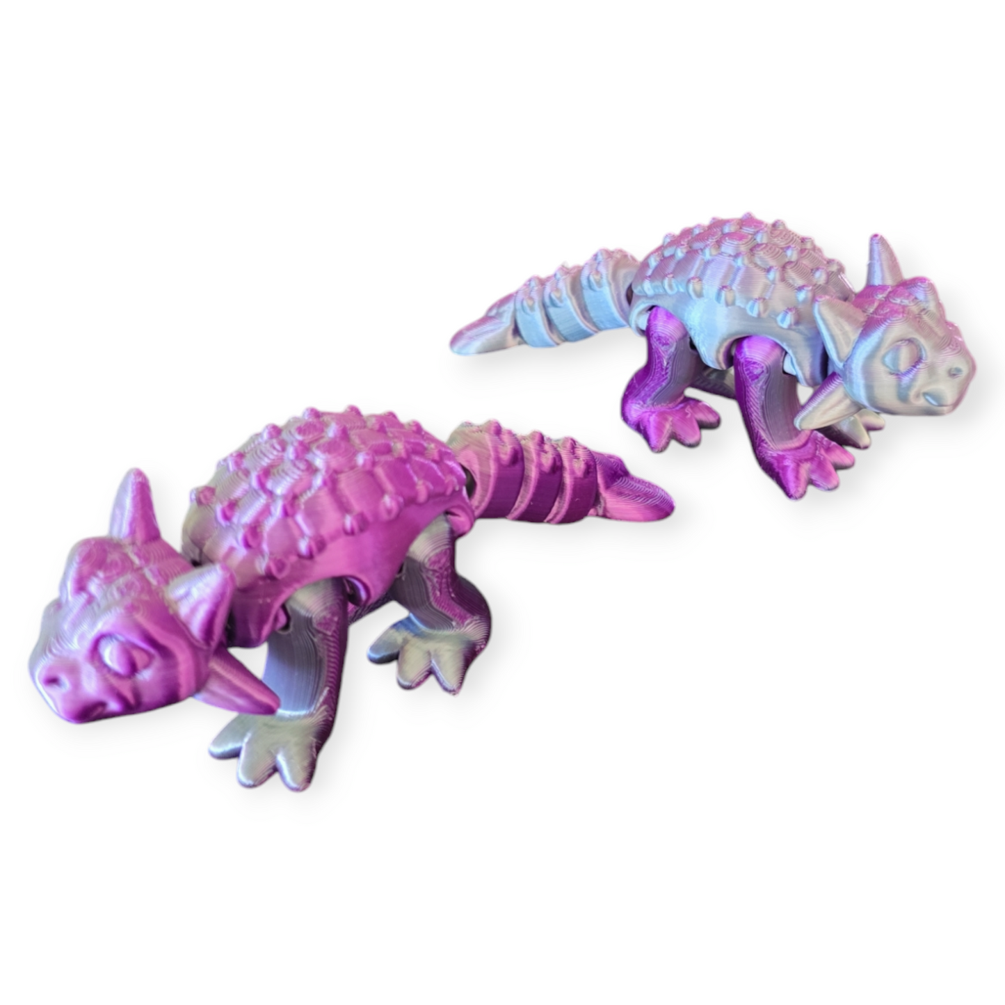 Ankylosaurus Dinosaur 3D Printed Articulated Model - High-Quality Dinosaur Design