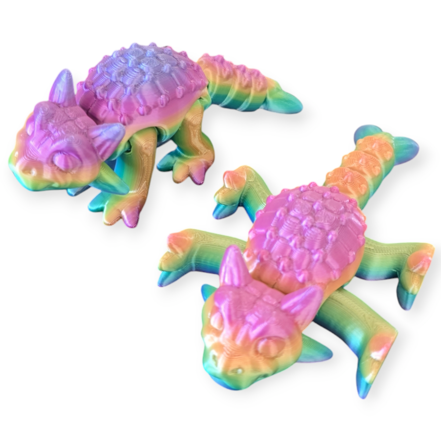 Ankylosaurus Dinosaur 3D Printed Articulated Model - High-Quality Dinosaur Design