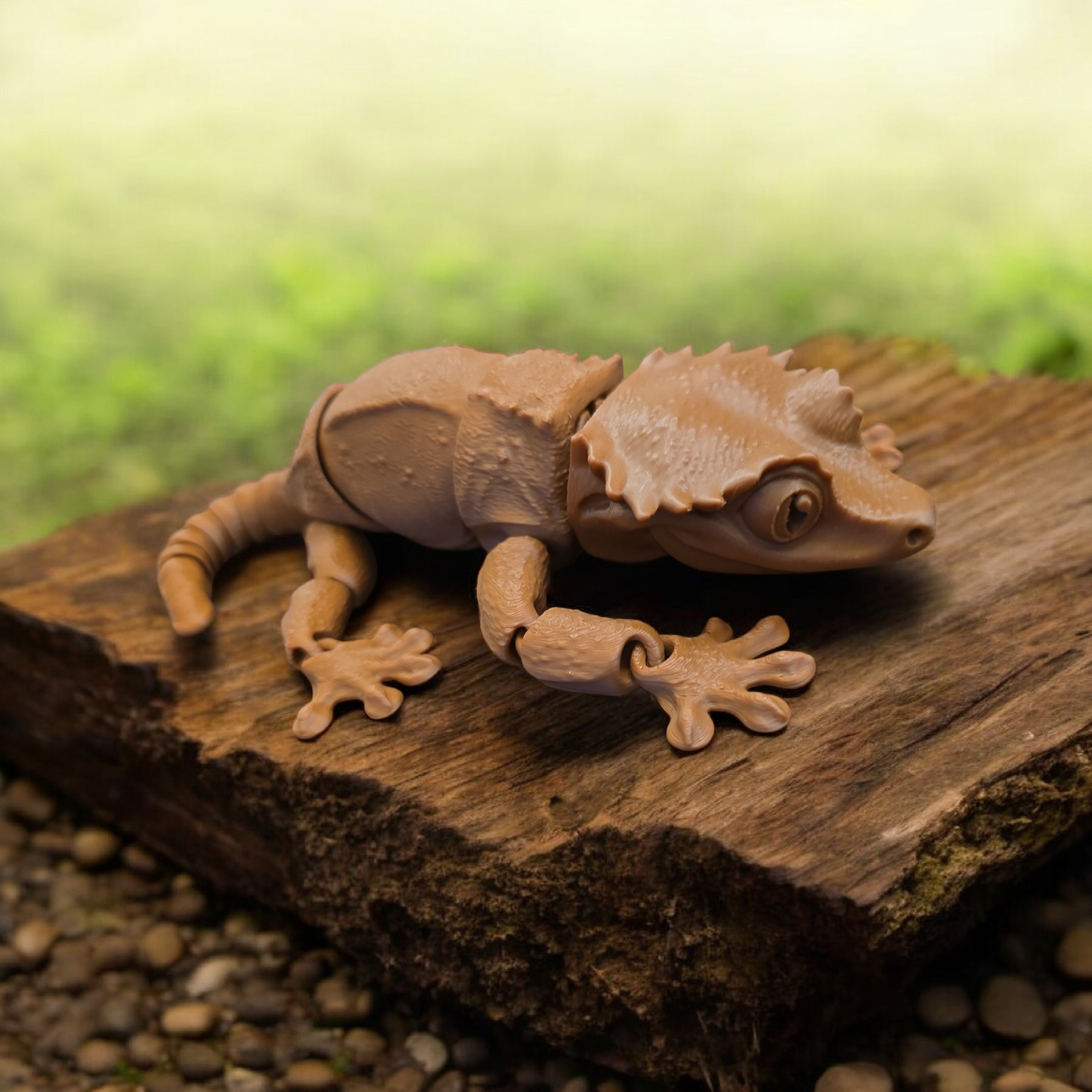 Crested Gecko - 3d printed and articulated