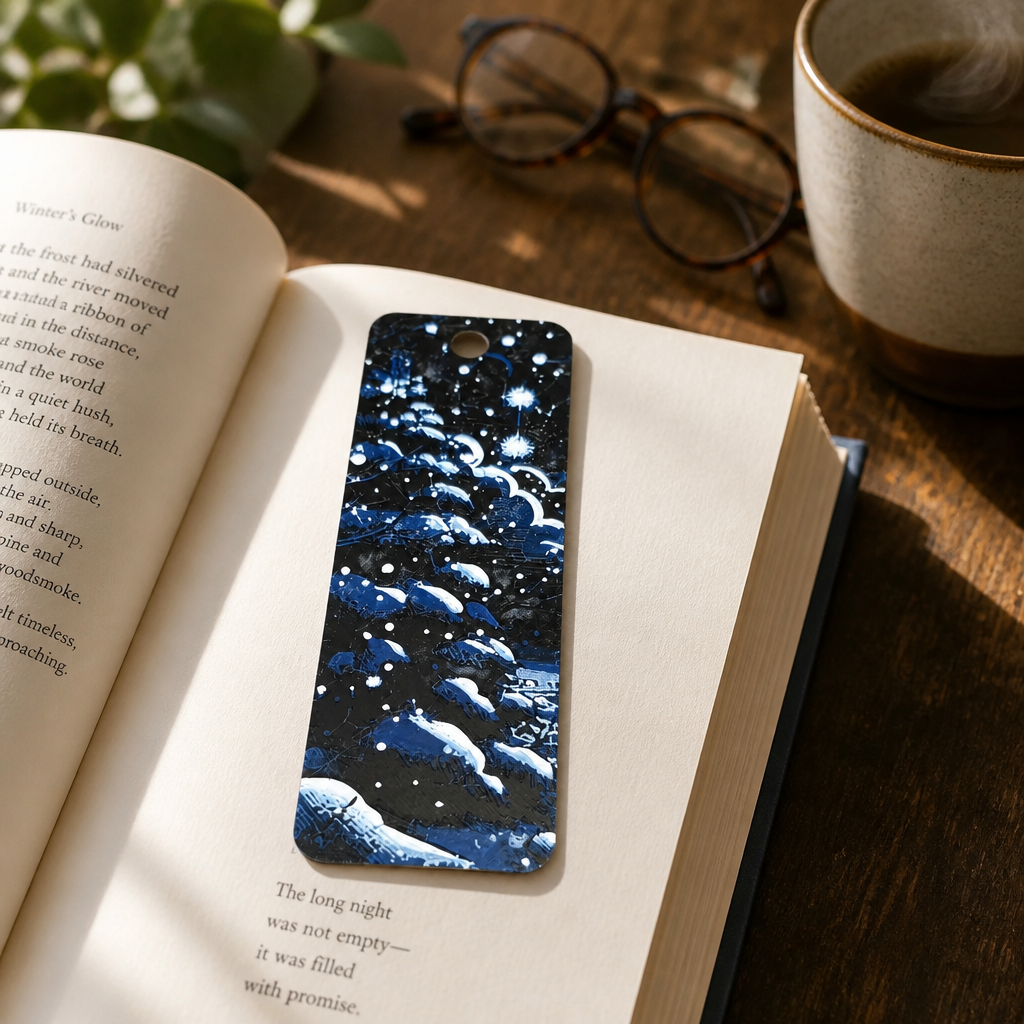 Winter 3D Printed Bookmark