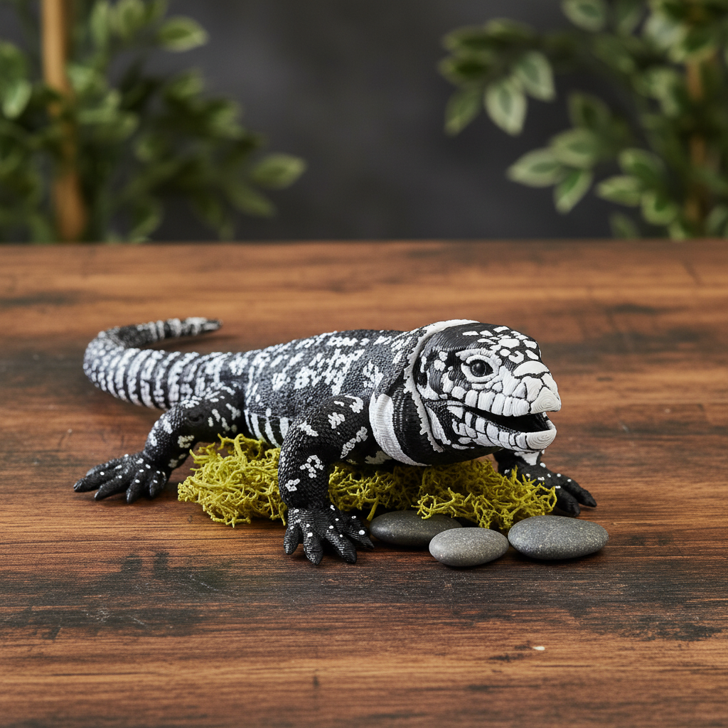 Tegu - 3d Printed, Realistic looking and articulated