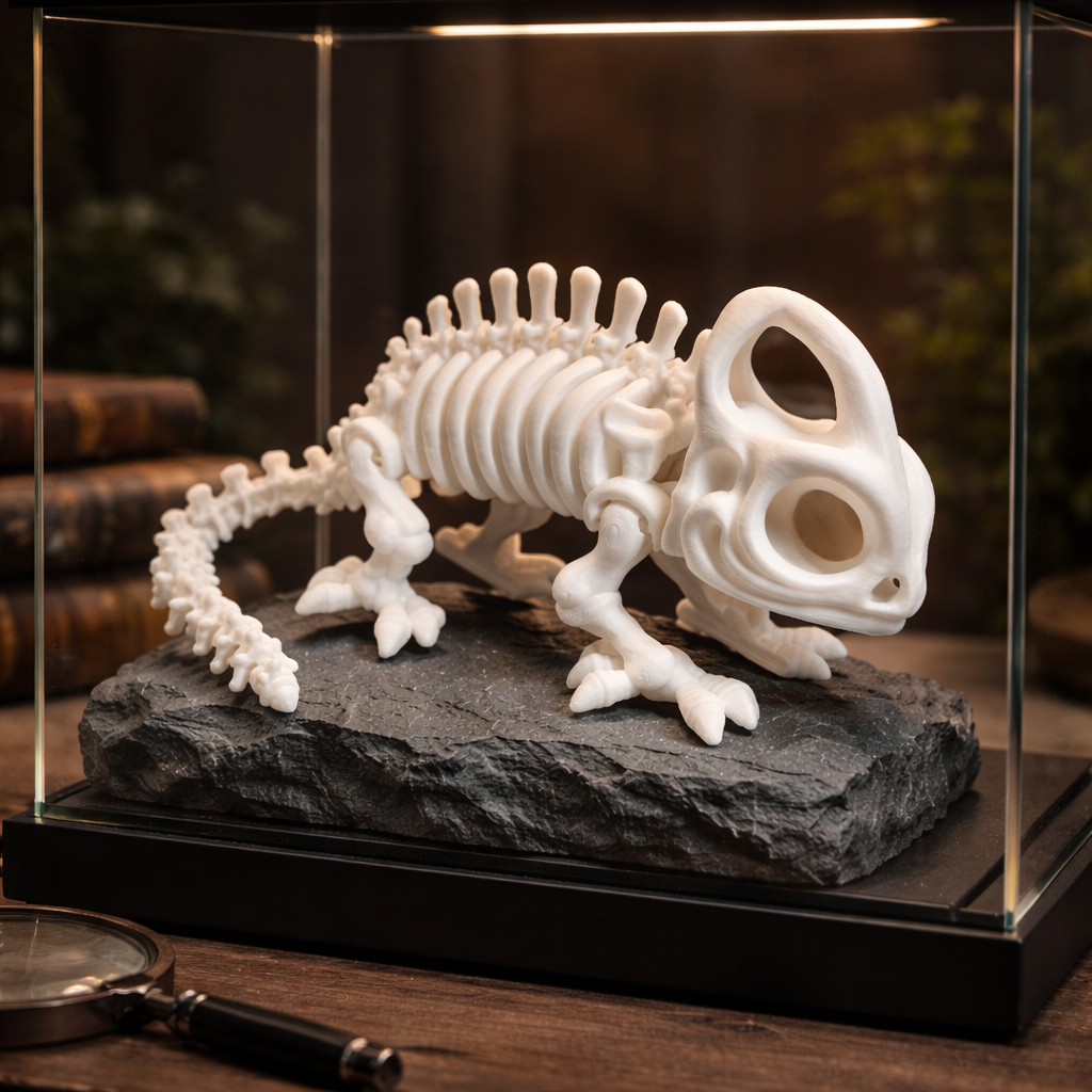Chameleon Skeleton - 12" long