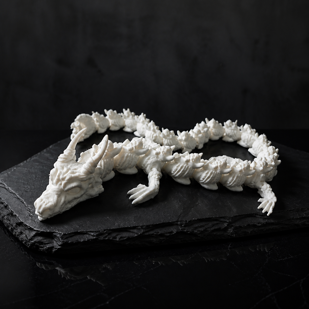 Skull & Crossbones Dragon | 3D Printed Articulated Dragon